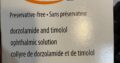 Cosopt  Preservative Free