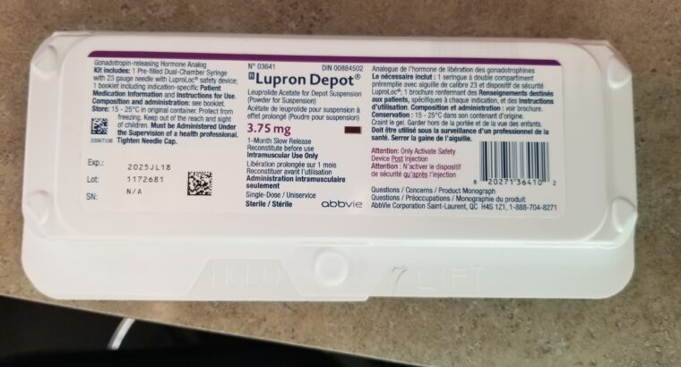 Lupron 3.75mg